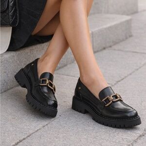 Pikolinos Black Loafers 38
